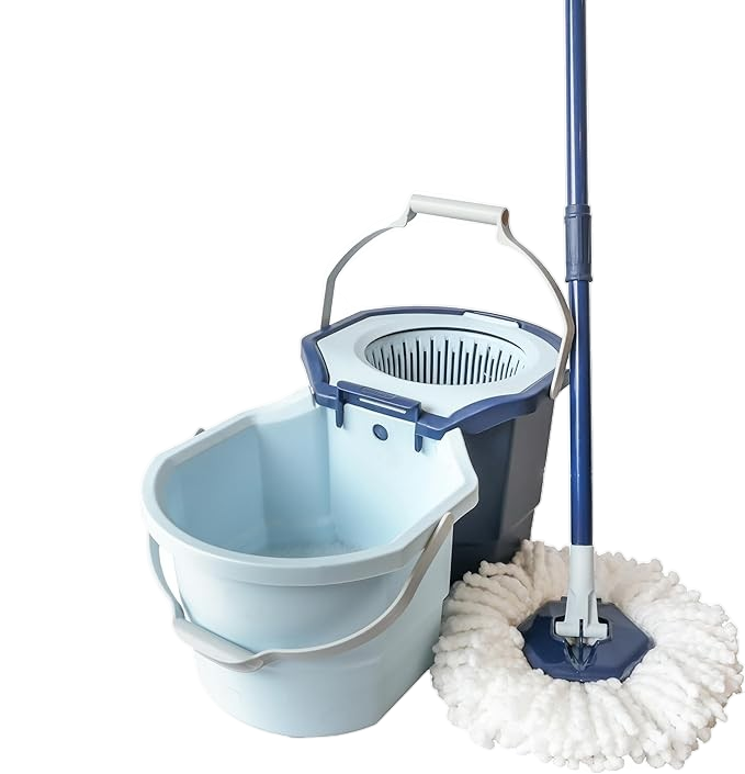 Сasabella Clean Water Microfiber Spin Mop with 2-Bucket